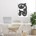 thumbnail image 2 of Stupell Industries Black And White Spiral Wall Plaque Art design by Anna Lischenko, 19 x 13, 2 of 7