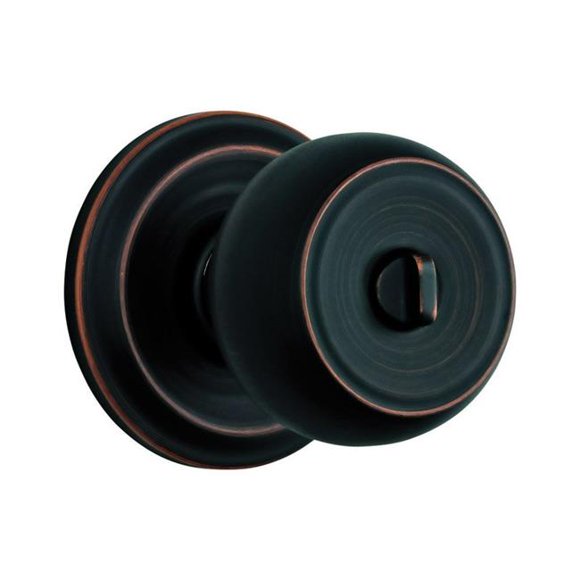 Brinks Home Security 5986211 Stafford Oil Rubbed Bronze Single Cylinder Lock, ANSI Grade 2 KW1