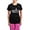 With Pink Pant, variant on CafePress - Queen Women's Dark Pajamas - Women's Short Sleeve Print T-Shirt and Pants Dark Cotton Pajama Set