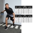 thumbnail image 4 of BUYJYA 3Pack Men's Workout Set Gym Clothes Active Shorts Shirt Set for Running Basketball Football and Daily Life,Size S-3XL, 4 of 7