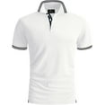 thumbnail image 2 of Geeksport Men's Polo Shirts Short Sleeve Performance Moisture Wicking Athletic Casual Collared Sports Golf T-Shirts, 2 of 8