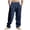 hgg315-Navy, variant on Yaoyar Mens Linen Pants Yoga Beach Loose Fit Casual Summer Elastic Waist Drawstring Baggy Trousers with Pockets