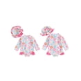 thumbnail image 2 of Suealasg Baby Girls Summer Romper Swimwear 3 6 12 18 24 Months  Long Sleeve Animal/Donut Print One Piece Swimsuit with Hat Infant Girls Summer Bathing Suit, 2 of 8