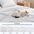thumbnail image 4 of U by Bedsure Full Sheets Set, 4 Pieces Deep Pockets Cooling Soft Polyester Microfiber Bed Sheets Set, Bright White, 4 of 10