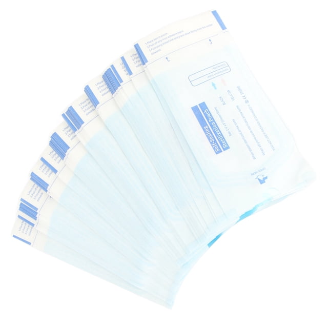 Bolsa De Esterilización Autosellante, Bolsa De Esterilización Sellado Rápido Y Eficiente PVC De Grado Médico Para Esterilización Con R Y ETO