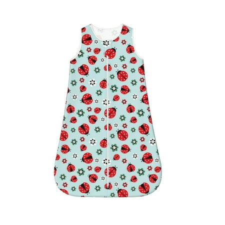 

Rocae Ladybugs And Flowers 1 for Baby Unisex Sleeping Bag Sack Blanket baby sleep sack Wearable Blanket for Newborns Boys Girls-X-Large