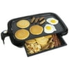 Home Craft HCGDWD160BK Non-Stick Griddle with Warming Drawer