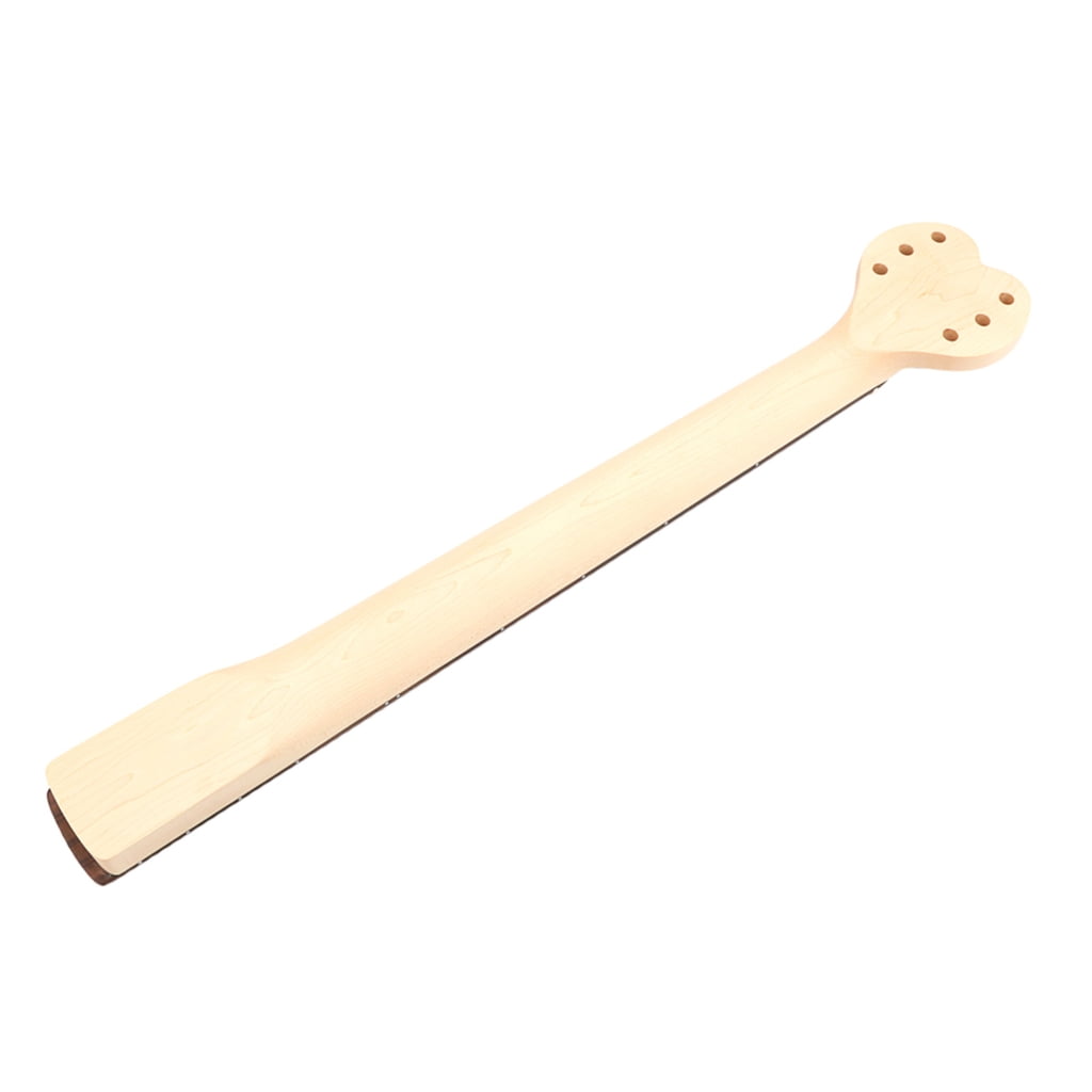 Yokua Electric Guitar Neck Unfinished Guitar Neck String Instrument DIY Parts