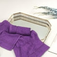 thumbnail image 5 of Living Fashions Washcloths 12 Pack – Size 12” x 12” – Soft & Absorbent Wash clothes (Purple), 5 of 15