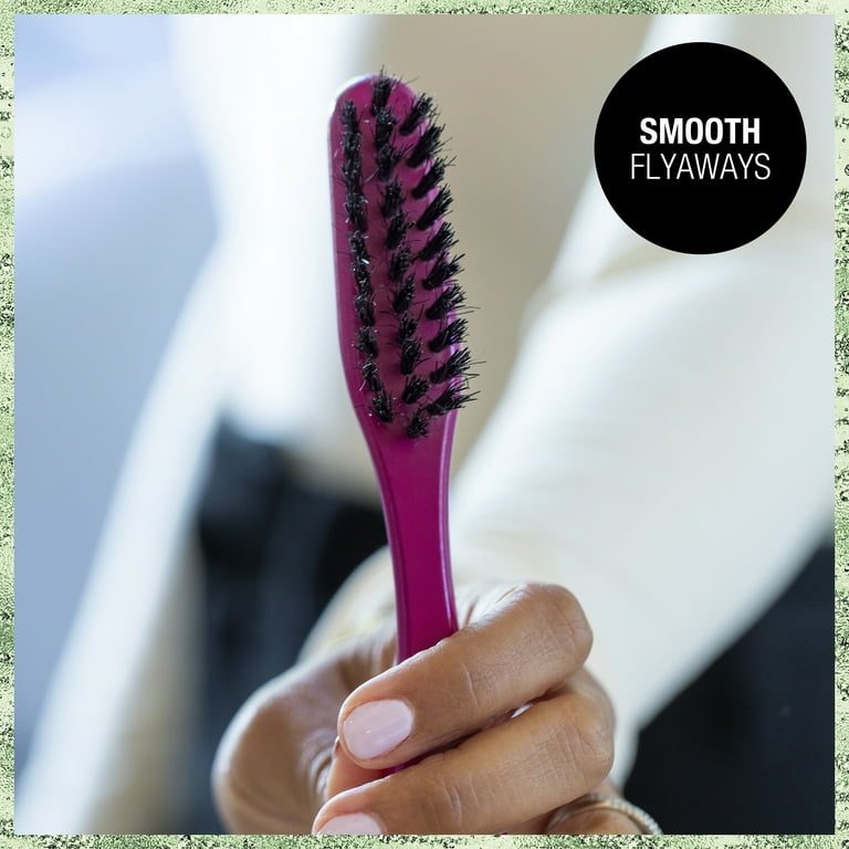 Conair Curl Definition Hair Brush Pink, Curved Cushion, Removable