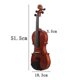 thumbnail image 5 of Wooden Violin: Solid Wood Popularization Violin, Beginner Practice Violin, 5 of 5