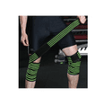 thumbnail image 4 of Rodillera Elástica LAB.G Vendas 1 Par Bandas Deportiva Rodilla Gym verde/negro, 4 of 4