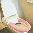 thumbnail image 5 of Soft Thicker Warmer Toilet Seat Cover | Washable Stretchable Fiber Cloth with Snaps | Reusable Easy Installation for Round & Elongated Seats | 6 Colors, 5 of 8