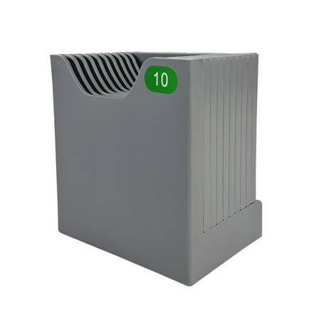 JZROCKER Multifunctional Time Card Organizers with 10 Slots Suitable for Attendance Payroll Record Keep in Workplaces Easy Access