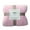 Pink, variant on TERGAYEE Flannel Blankets,Soft Warm Plaid Fleece Bed Blanket Large Mesh Flannel Blankets Thick Breathable Modern Double,Sided Reversible Blanket