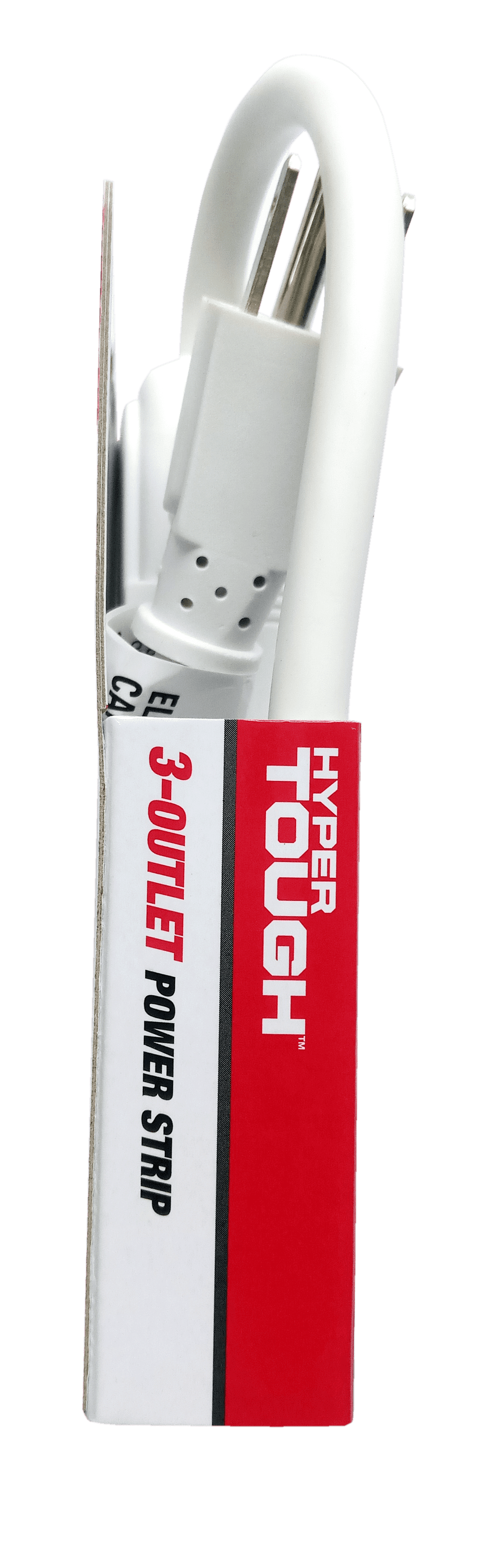 Hyper Tough Ht 3outlet Pwr Strp with 16 Awg 1ft Cord