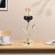 thumbnail image 4 of Rose Shape Metal Candle Holder Decorative Candlestick Candle Stand Centerpiece for Candlelight Dinner Wedding Table Home P 11x33cm Macarena Candelero de pilar, 4 of 8
