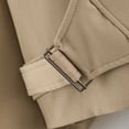 thumbnail image 6 of TGSLY Asymmetric Wrap Belt Cropped Coat for Women Lightweight Shawl Lapel Open Front Jacket Loose Casual Solid Color Puff Long Sleeve Crop Outerwear L, 6 of 8