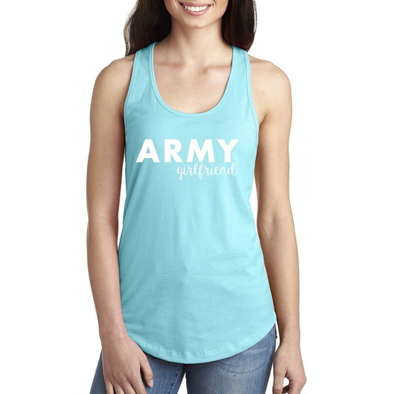 Army Girlfriend Racerback Tank