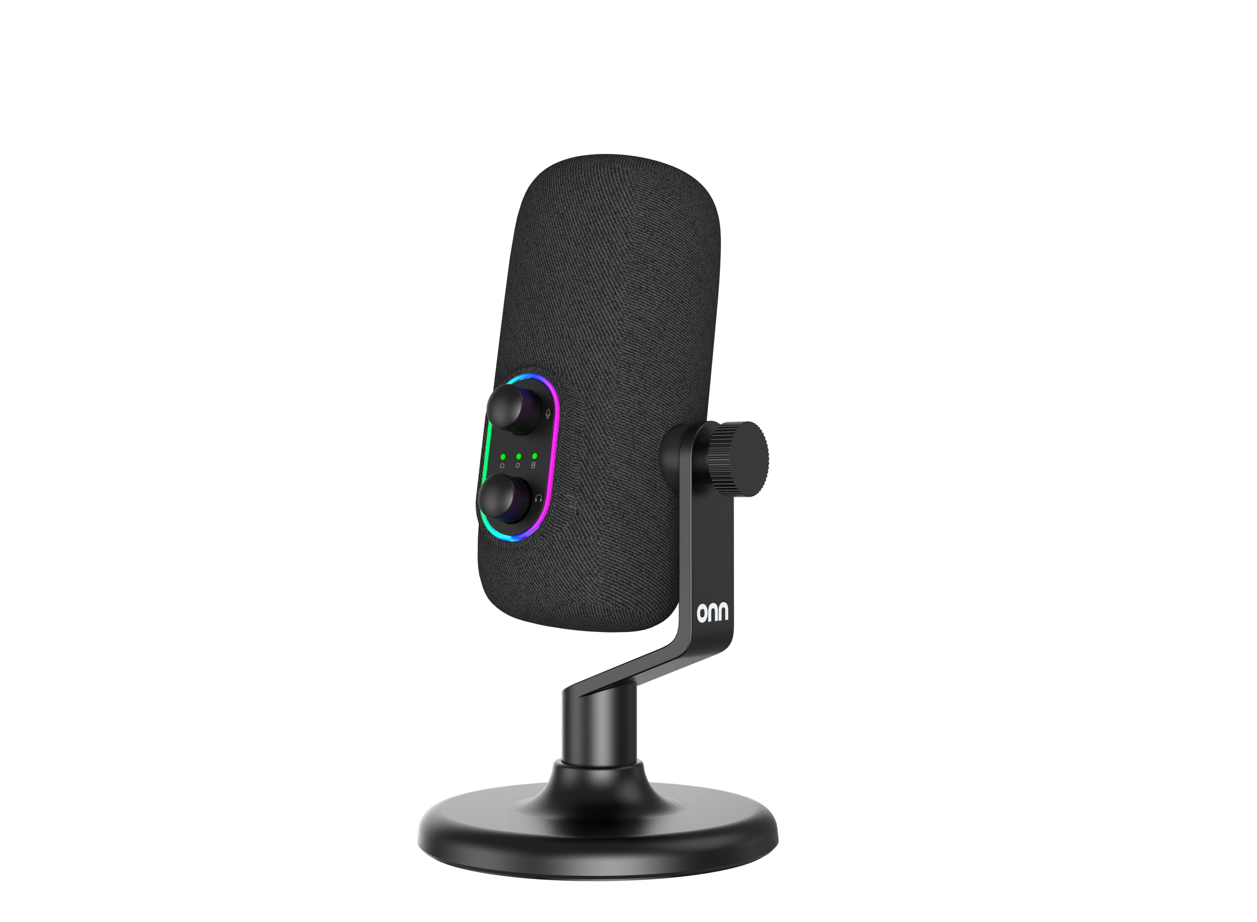 onn USB Tri-Pattern Condenser Microphone Black photo 6