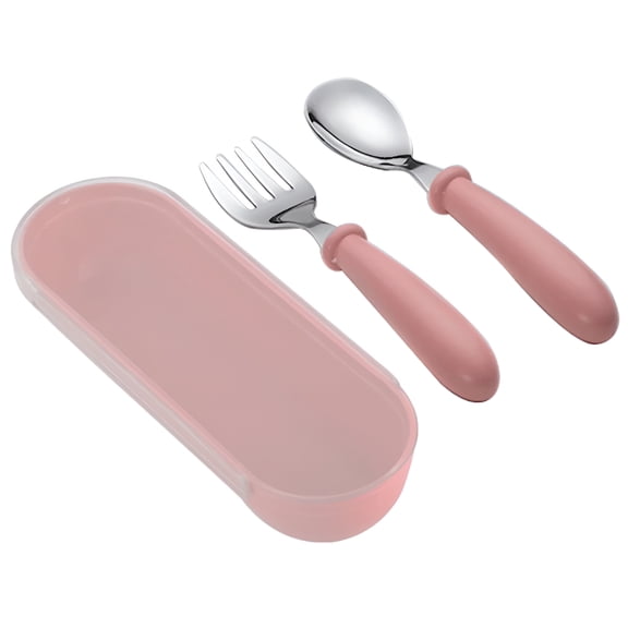 ACDANC Spoon Baby Set Fork Toddler Feeding Forks Utensils Spoons Kids Cutlery Silverware Infant Steel Sets Portable Travel