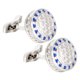 thumbnail image 5 of unbranded 1Par Cufflinks De Metal Plateado Con Para Camisas Y Trajes Elegantes, 5 of 8