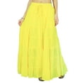 thumbnail image 1 of Phagun Skirt Long Maxi Skirt Beach Wear Cotton Summer Wear Clothing, 1 of 4