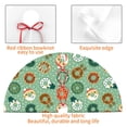 thumbnail image 4 of KLL 30" Christmas Tree Skirt Christmas Donuts Xmas Tree Skirts Mat for New Year Xmas Holiday Party Indoor Outdoor Home Decoration, 4 of 7