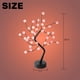 thumbnail image 4 of FloreceBien Lámpara de mesa con árbol de bonsái y 35 luces LED de cerezo, lámpara de árbol artificial para bricolaje, alimentada por USB o batería, para dormitorio, escritorio, fiesta de Navidad,, 4 of 5