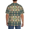 thumbnail image 5 of Fotbe Traditional Tribal Aztec1 print Short Sleeve Button Down Shirts for Men Casual Summer Beach Wrinkle Free Shirt-XX-Large, 5 of 7