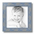 thumbnail image 2 of ArtToFrames 9" x 9" Blue Picture Frame, 9x9 inch Blue Wood Poster Frame (WOM-4377), 1 Pack, 2 of 7