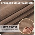 thumbnail image 6 of JIAN YA NA Sectional Couch Covers 4 Pieces Velvet Sofa Seat Cushion Covers L Shape Separate Cushion Couch Chaise Cover Elastic Furniture Protector for Both Left/Right Sectional Sofa (Camel # 4 Seater), 6 of 8