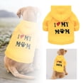 thumbnail image 1 of Pet Dog Clothes Autumn Winter Fleece Hooded Sweatshirt Polyester Festival Design Warm, 1 of 6