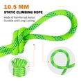 thumbnail image 6 of AOLEBA 10.5 mm Static Climbing Rope 10M(32ft) 20M(64ft) 30M(96ft) 50M(160ft) 70M(230ft) Outdoor Rock Climbing Rope, Escape Rope Ice Climbing Equipment Fire Rescue Parachute Rope, 6 of 6