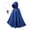 Blue, variant on Womens Cloak with Hoodies Victorian Suede Lace-up Hooded Cape Cloaks Halloween Party Renaissance Capelets