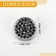 thumbnail image 4 of Ganchos para asiento de automóvil universales Unique Bargains 4 Pcs para cada automóvil, SUV, furgoneta, camión, ganchos adhesivos de metal resistente con rhinestone negro 0.91"x0.91", 4 of 7