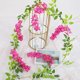 thumbnail image 1 of Ganfancp 6.23Ft Guirnalda de Flores con Guirnalda de Flores Falsas Vides Florales para La Boda Inicio Partido Camino de Mesa Decoración Flor Artificial Vides Seda Falsa Artículos En Liquidación 1X Fl, 1 of 6