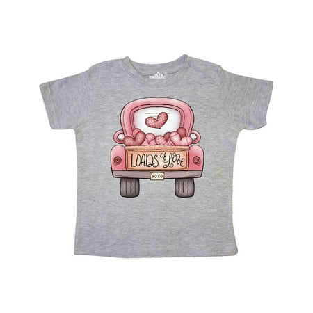 

Inktastic Loads of Love Valentines Day Pick Up Truck Gift Toddler Boy or Toddler Girl T-Shirt