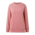thumbnail image 6 of Women's Sweatshirt Long Sleeve Sweatshirt Pullover Sweatshirt for Women Pink Crewneck Sweatshirt Womens Clothes Fall Womens Clothes Trendy, 6 of 7