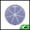 Blue, Purple, variant on Unique Bargains Lightweight 7 Grids Flip Up Circular Pill Case 1 Pc Green