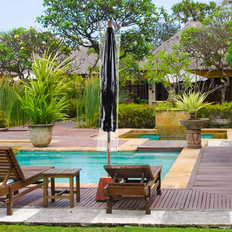 10 ft gray patio umbrella Clihome 10 Feet Outdoor Patio Umbrella with Tilt Adjustment and Crank