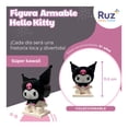 thumbnail image 3 of Figura Armable Ruz Sanrio Kuromi 11 cm Blanco, 3 of 4