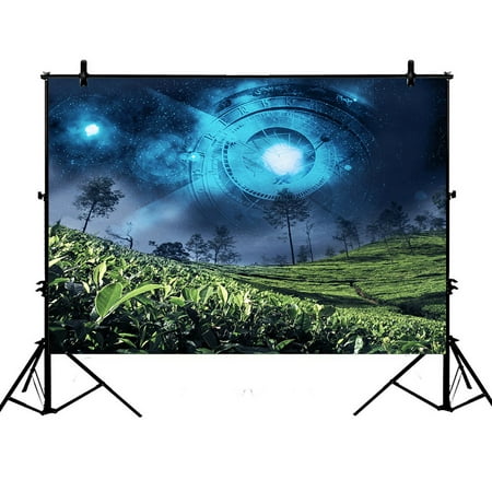 Image of PHFZK 7x5ft Astrology Zodiac in the Night Sky Photography Backdrops Polyester Photo Background Studio Props
