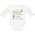thumbnail image 3 of Inktastic Surfer Like Daddy Childs Surfing Boys or Girls Long Sleeve Baby Bodysuit, 3 of 5