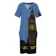 thumbnail image 4 of Vestido de noche con bolsillos sueltos y linograbado del Big Ben de Londres, falda de mujer, vestido elegante, ropa femenina, 4 of 7