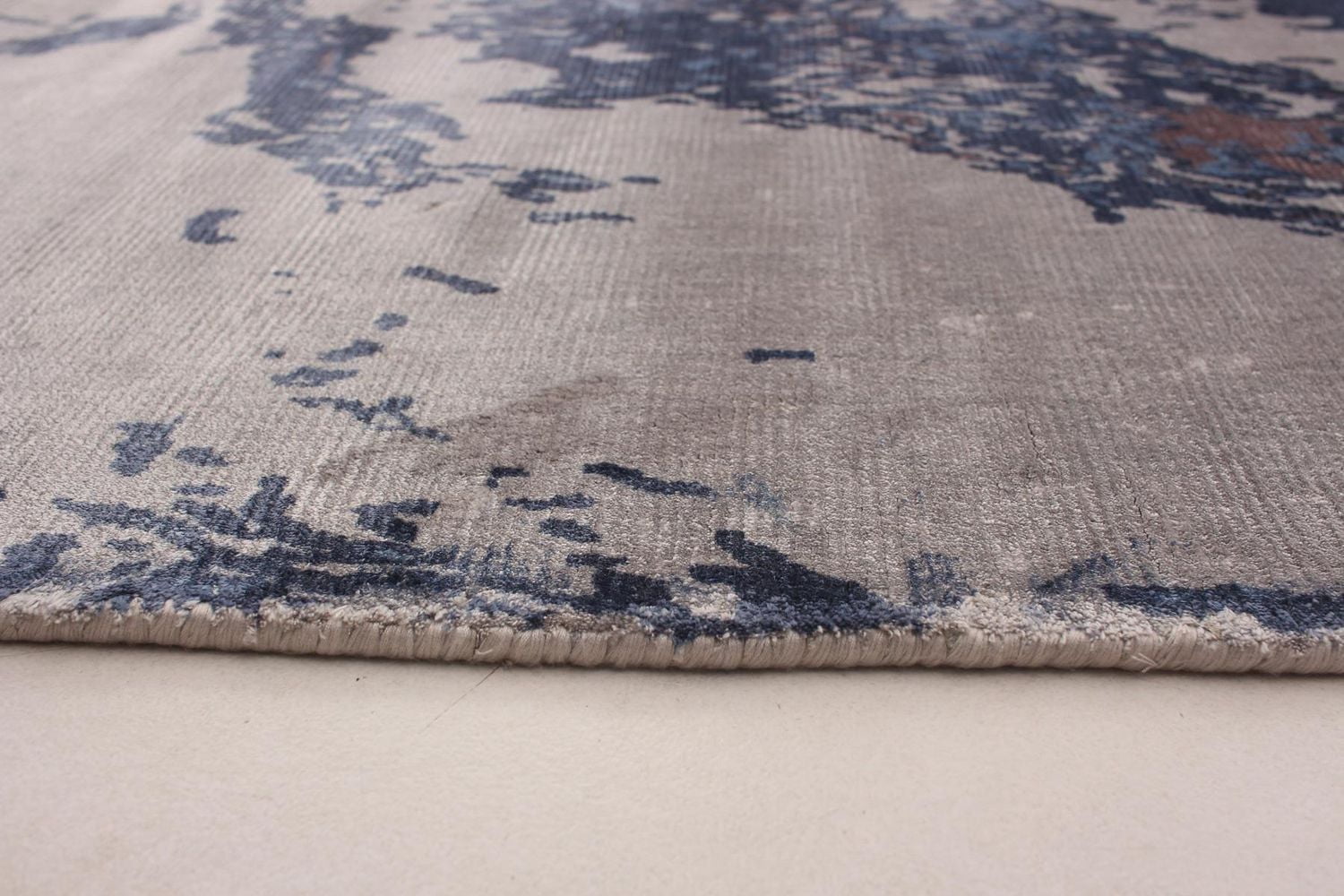 ECARPETGALLERY 4'10" x 7'5"  Transitional Galleria Hand Loomed Area Rug for Living Room, Dining Room and Bedroom in Blue