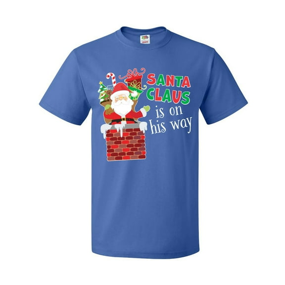Inktastic Santa Claus is on His Way Christmas T-Shirt