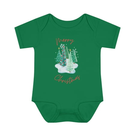

Merry Christmas Snow Trees Baby & Toddler One Piece