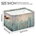 thumbnail image 4 of Yayeee Canvas Storage Basket with Handles for Shelves Fabric Bins Closet Organizer, Night Deer, 4 of 8