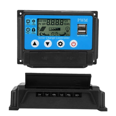 

Solar Panel Regulator 12/24V Solar Controller PWM Charging Controller For Solar System With Internal Protection PWM Charging Management Home Use
